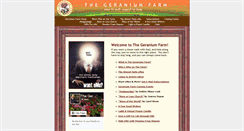 Desktop Screenshot of geraniumfarm.org